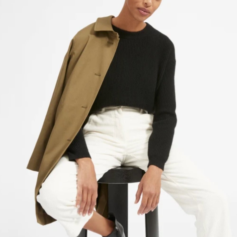 Everlane The Cashmere Rib Round Crew